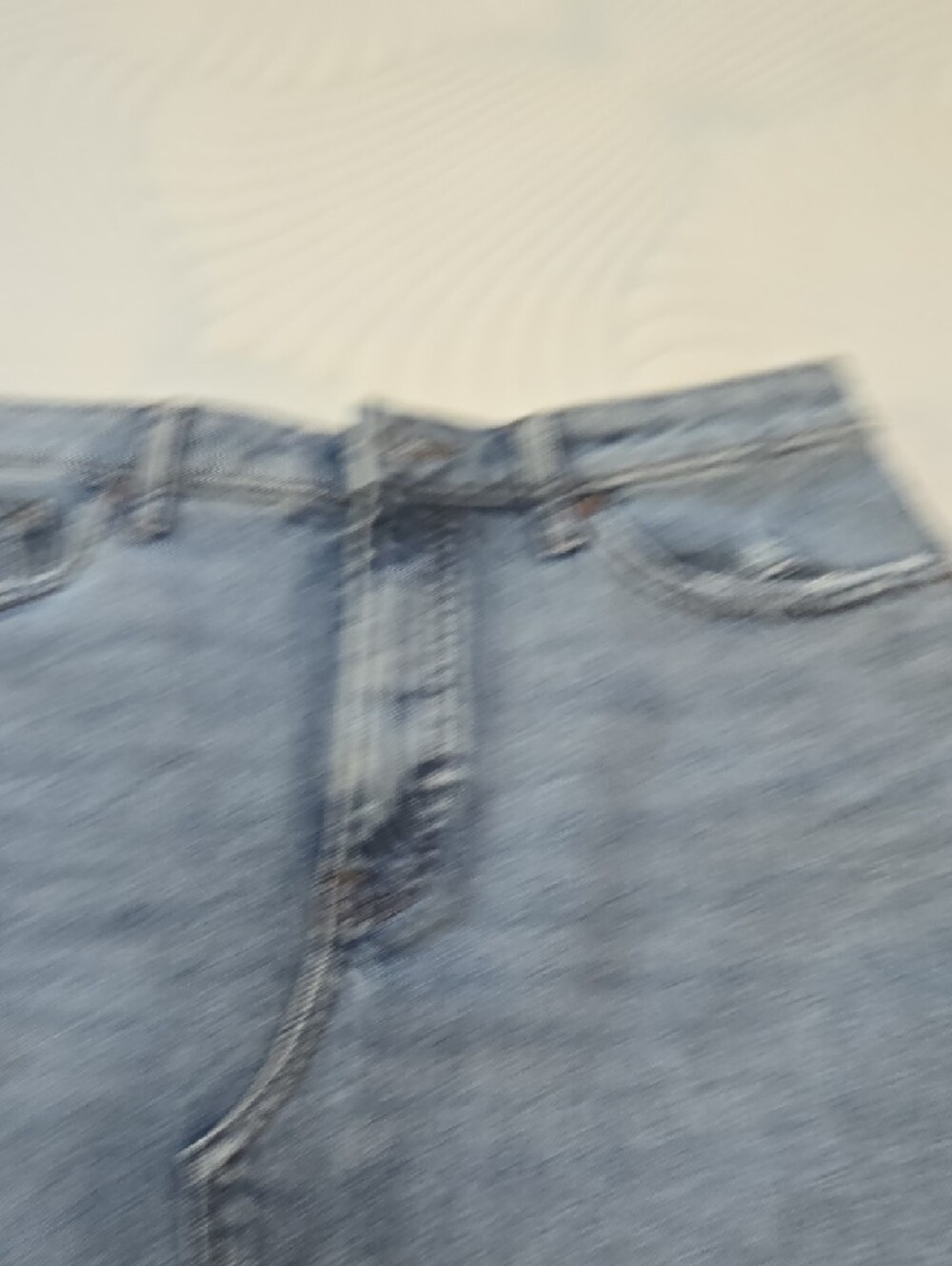Express Women’s Blue Denim Front-Slit Midi Skirt-Jeans - Picture 7 of 10